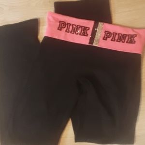 Victoria's secret pink yoga pants